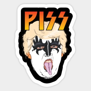 PISS HOG TRUMP SHIRT Sticker